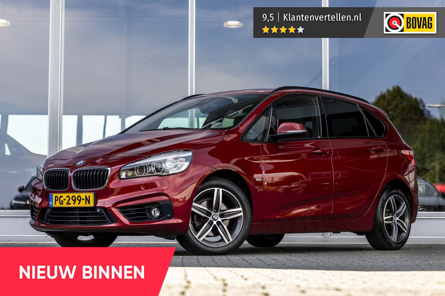 BMW 2-serie Active Tourer - 218i Corporate Lease High Executive | Trekhaak | Leder | NL Auto - AutoWereld.nl