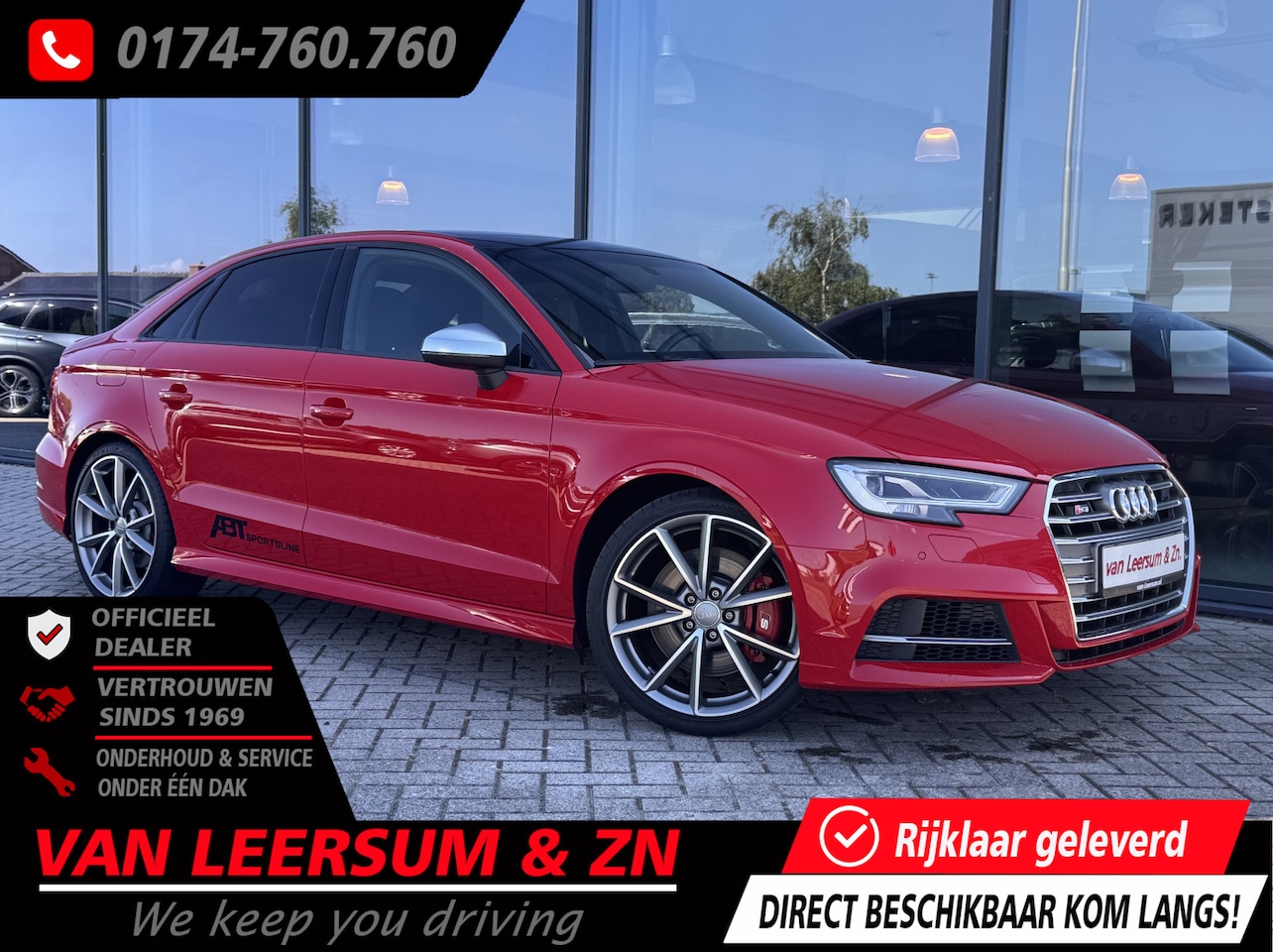 Audi S3 - Limousine 2.0 TFSI Quattro Pro Line Plus | ABT 370 pk | Matrix | Virtual Cockpit | Drive S - AutoWereld.nl