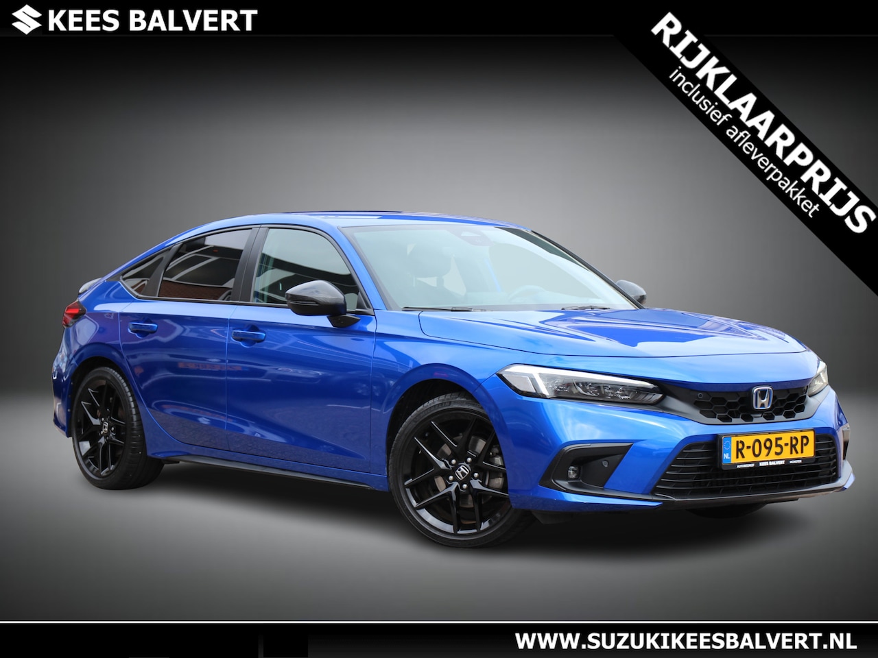 Honda Civic - 2.0 e:HEV Sport Automaat | Adapt. cruise | Blindspot | Keyless | - AutoWereld.nl