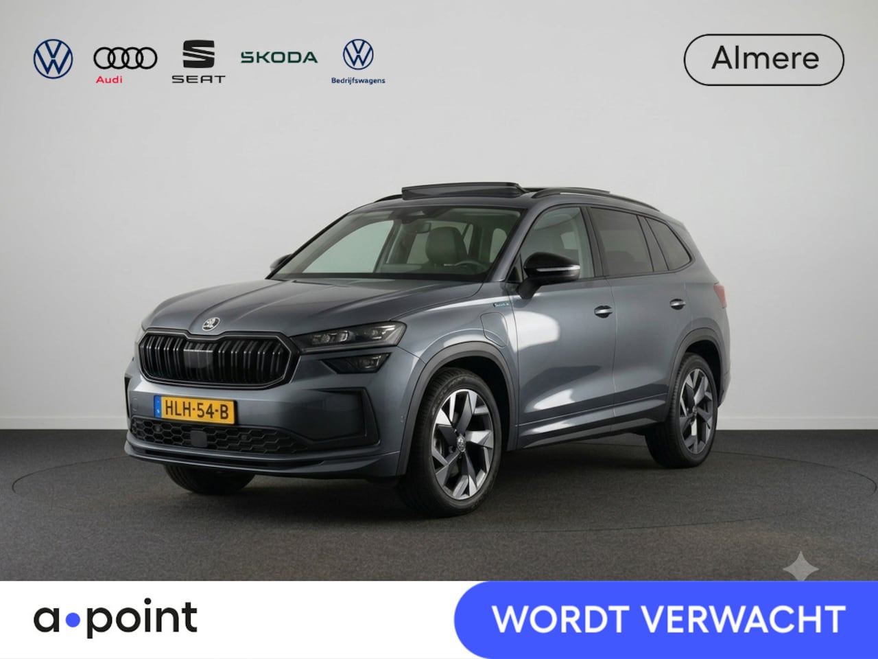 Skoda Kodiaq - 1.5 TSI PHEV Sportline Business 204 pk Automaat | Verlengde garantie | Navigatie | Panoram - AutoWereld.nl