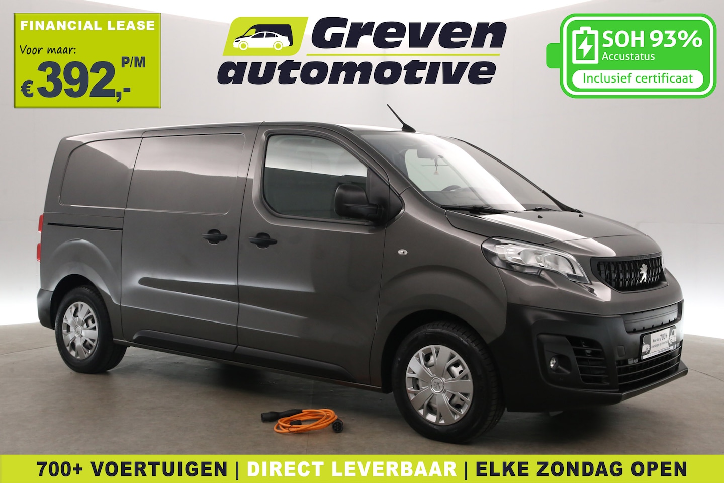 Peugeot e-Expert - 75 kWh L2H1 | Snelladen | SOH 93% | Airco | Cruise | 3 Zits | Trekhaak | Carplay | Parkee - AutoWereld.nl