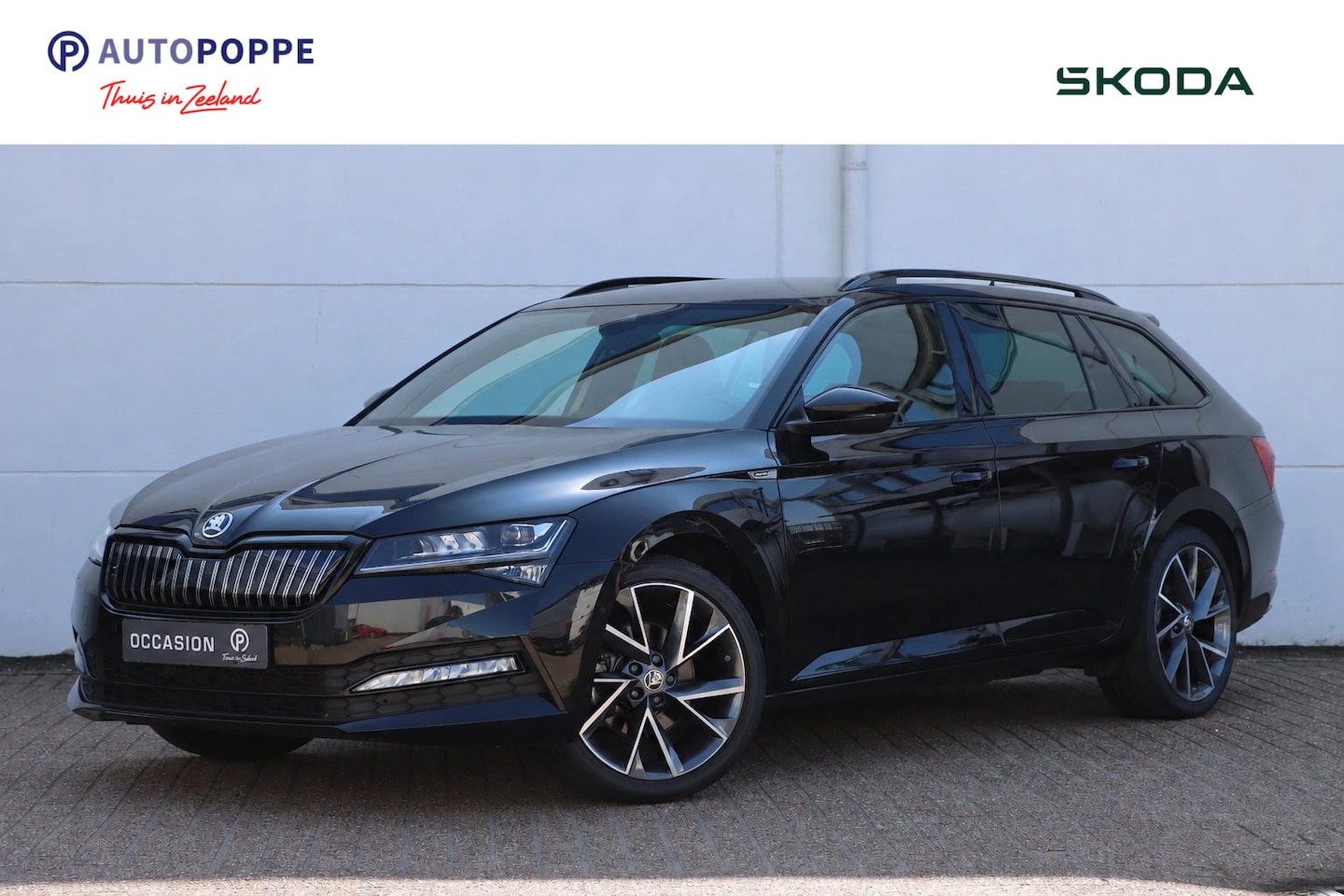 Skoda Superb Combi - 1.4 TSI iV Sportline 218pk DSG6 SOH 92,2 % - AutoWereld.nl