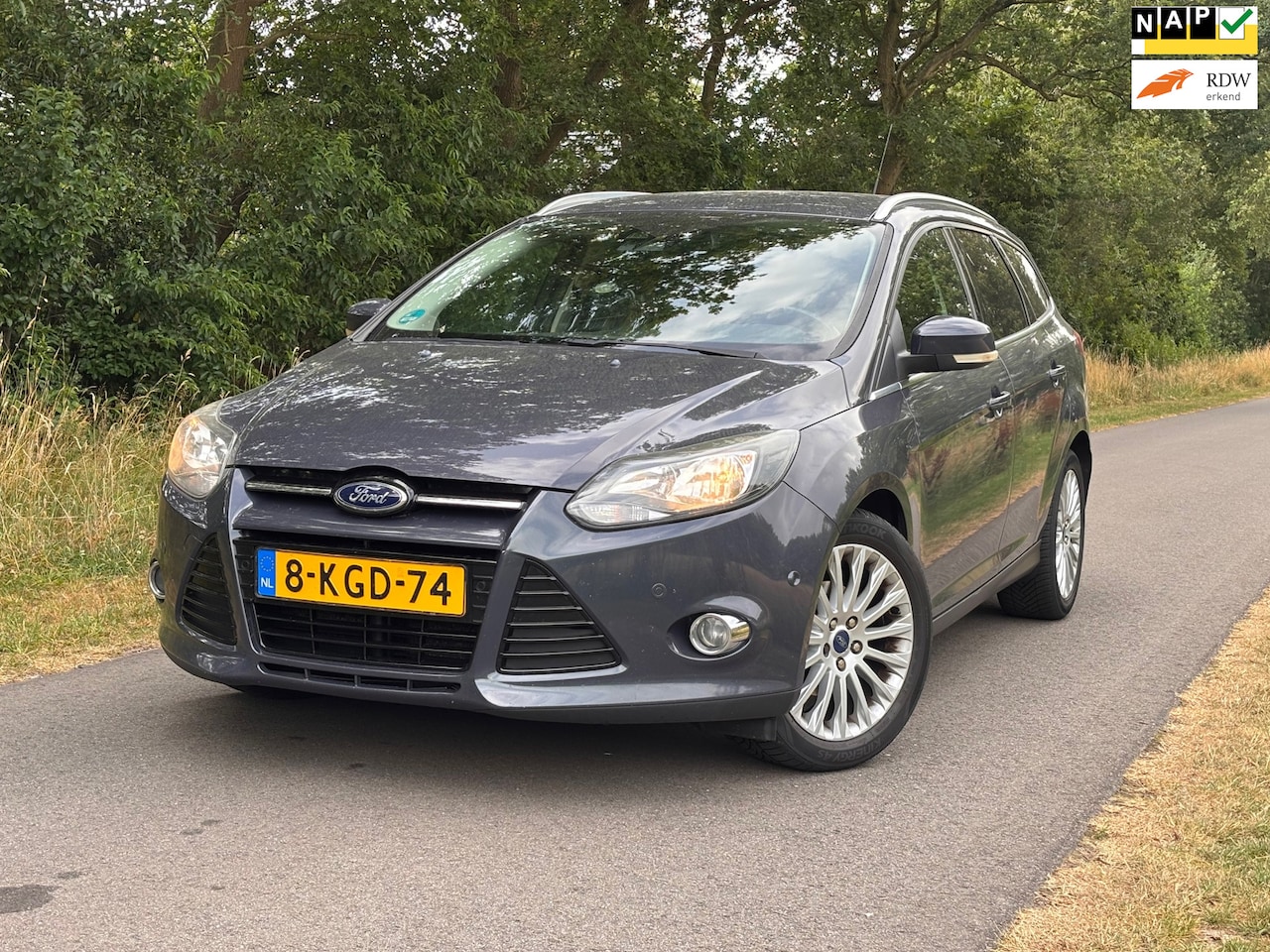 Ford Focus Wagon - 1.6 TDCI ECOnetic Lease Titanium | Cruise + Navi Nu € 1.950,- !!! - AutoWereld.nl
