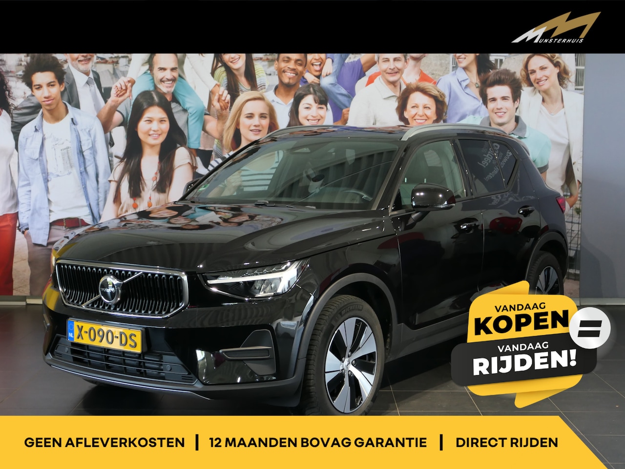 Volvo XC40 - 2.0 B3 Core - Elektr. Wegklapbare trekhaak - Dodehoek - 18"LMV - Stoel en Stuurverw - AutoWereld.nl