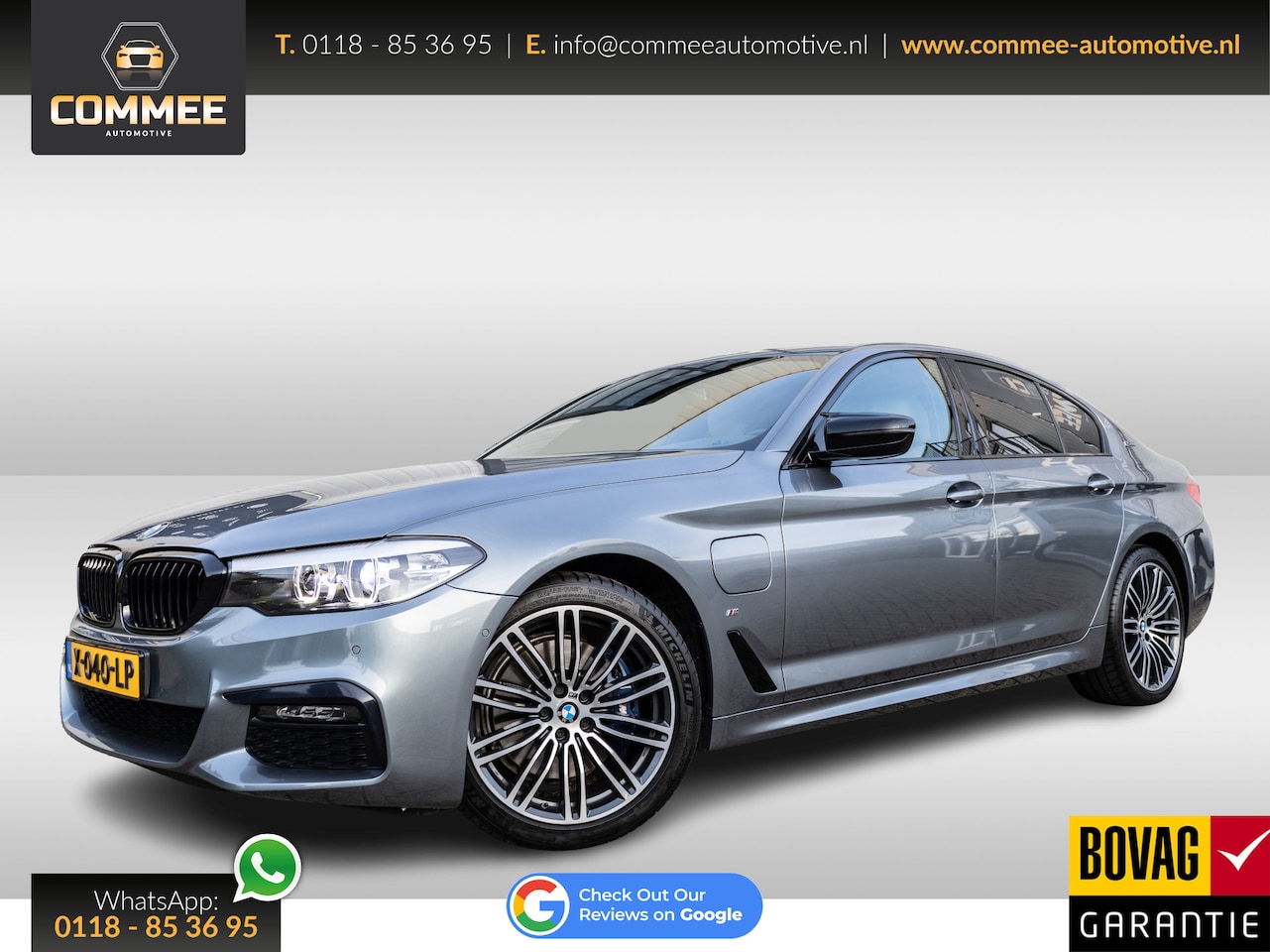 BMW 5-serie - 530e M Sport ✅19Inch✅CAM✅Leder✅I.Z.G.ST. - AutoWereld.nl