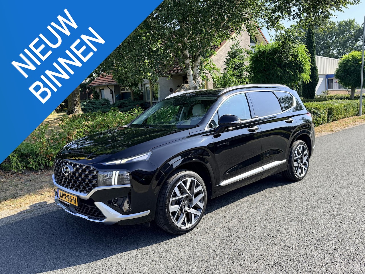 Hyundai Santa Fe - 1.6 T-GDI PHEV 265PK Premium•Leder•Trekhaak - AutoWereld.nl