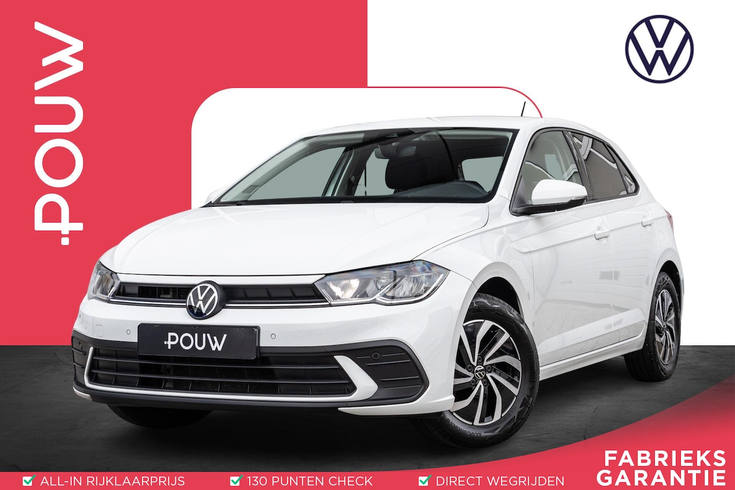 Volkswagen Polo - 1.0 TSI 95pk Life | Navigatie | App Connect | Parkeersensoren | Cruise Control - AutoWereld.nl