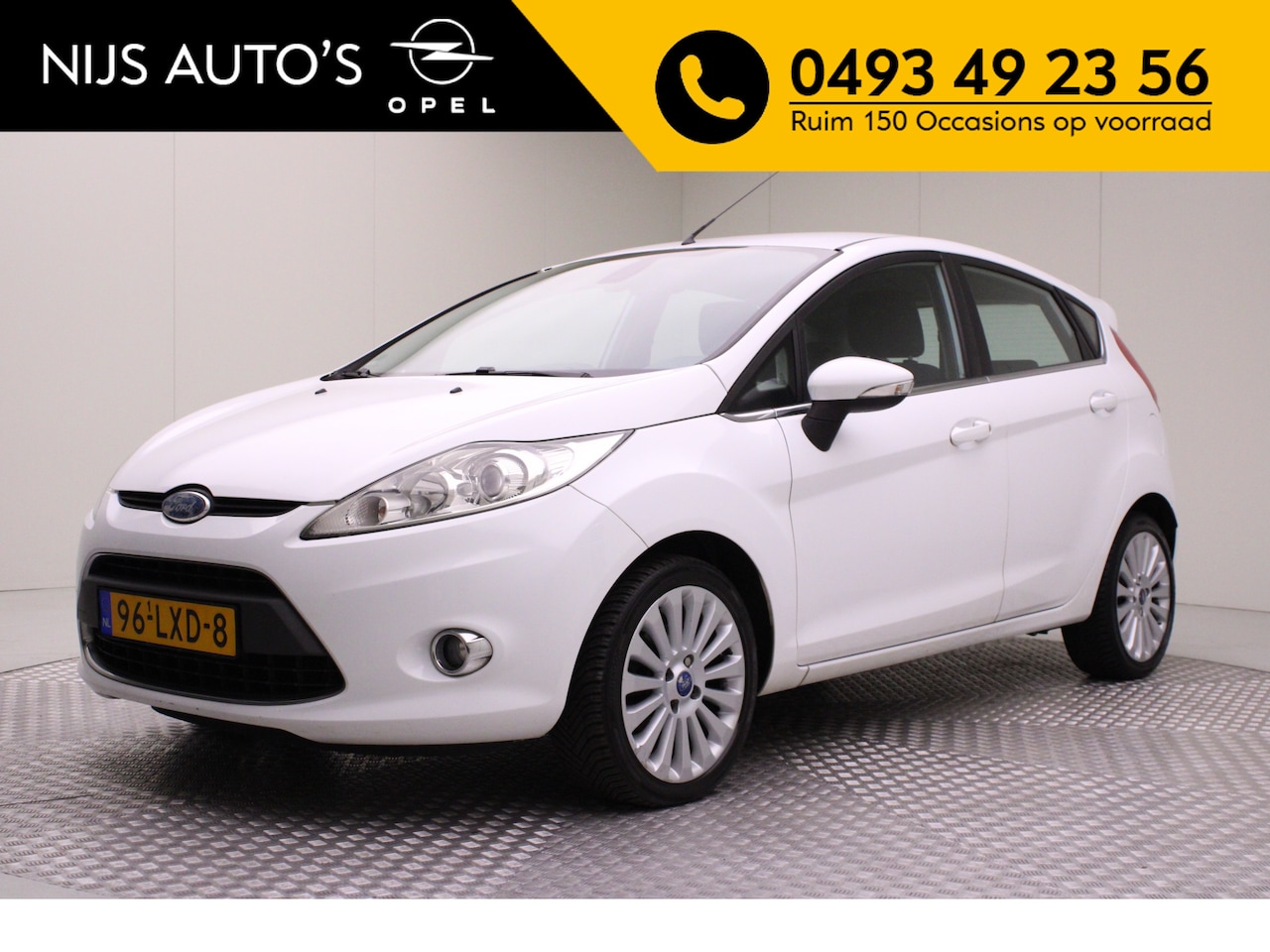 Ford Fiesta - 1.6 Titanium | climate control | pdc achter | cruise control | bluetooth | cruise control - AutoWereld.nl