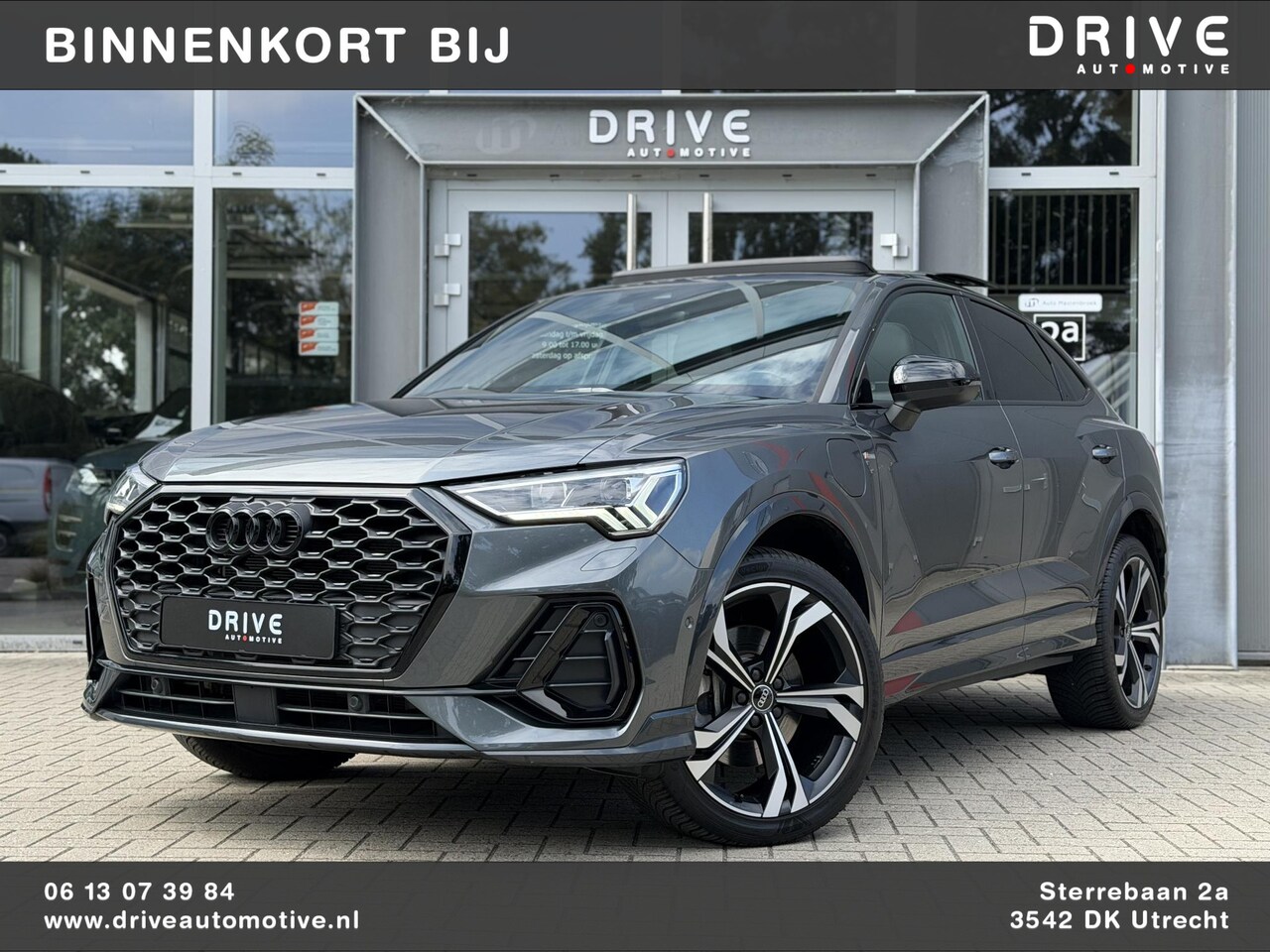 Audi Q3 Sportback - 45 TFSI e S-Line |Pano|Memory|Sfeer|ACC|20"|Trekhaak|Daytona-Zwartoptiek - AutoWereld.nl
