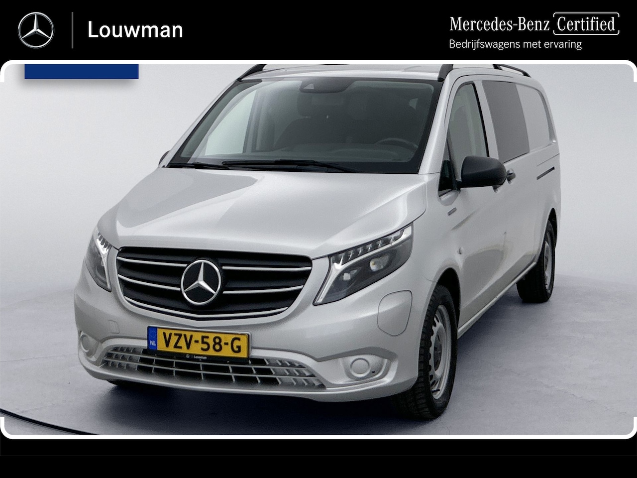 Mercedes-Benz eVito - Extra Lang 66 kWh DC 5 persoons 266km WLTP Schuifdeur L+R Camera Navigatie Camera - AutoWereld.nl