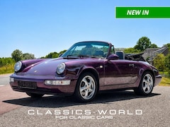 Porsche 911 Cabrio - 964 Carrera 4 Cabriolet – Amethyst Metallic – 5-Speed Manual – German Delivered