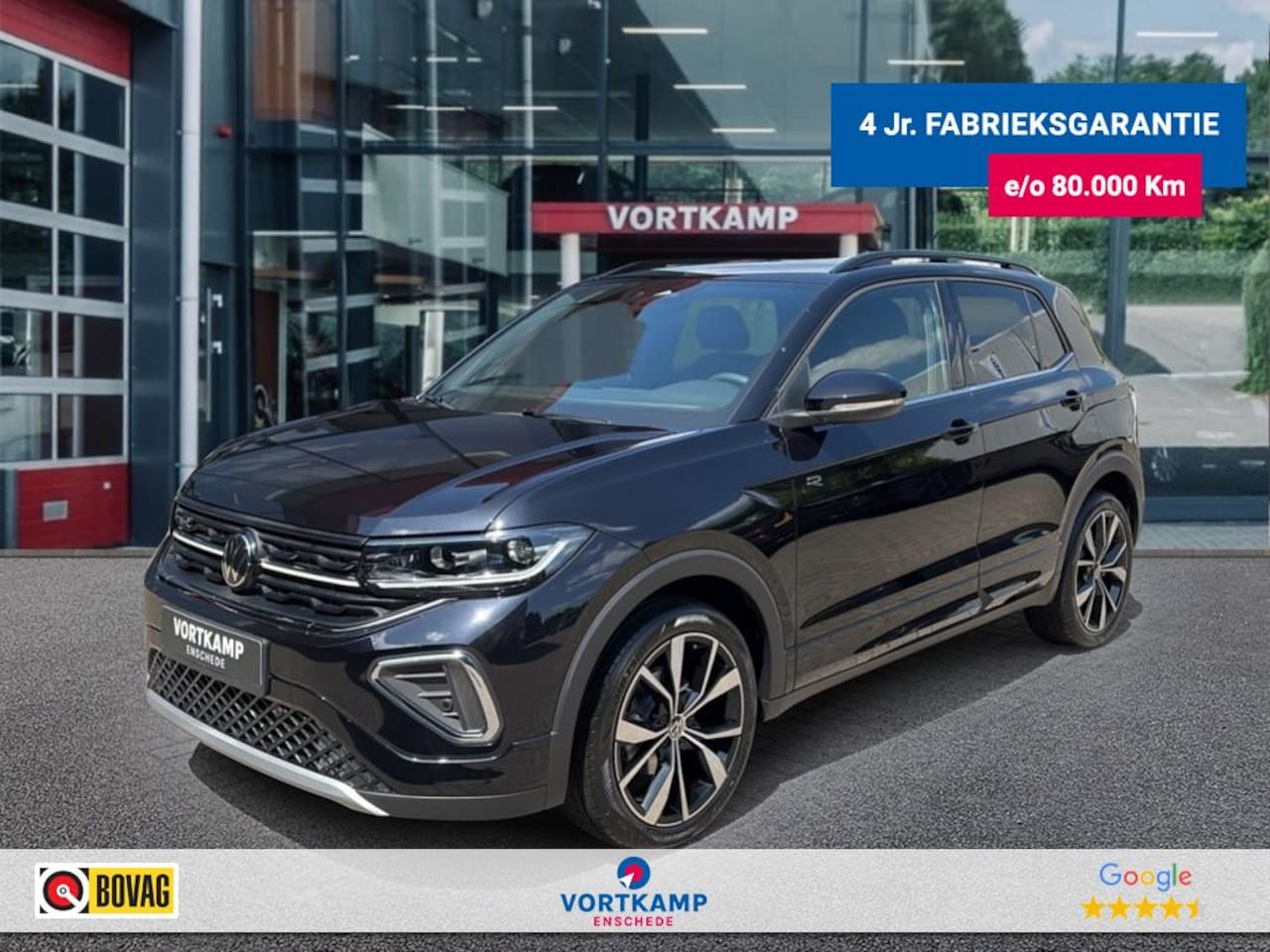 Volkswagen T-Cross - 1.0 TSI DSG R-LINE AFN.TREKHAAK/CAMERA/ACC/STOELVERW/CARPLAY - AutoWereld.nl