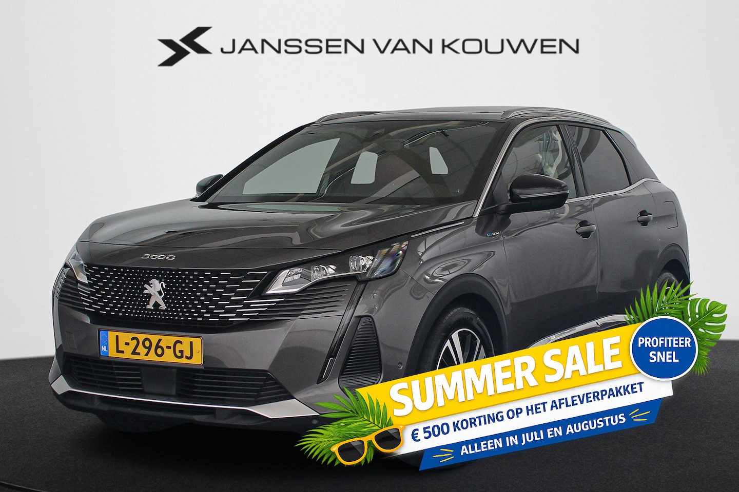 Peugeot 3008 - 1.6 HYbrid 225 GT Panoramadak FOCAL Leder Massage - AutoWereld.nl