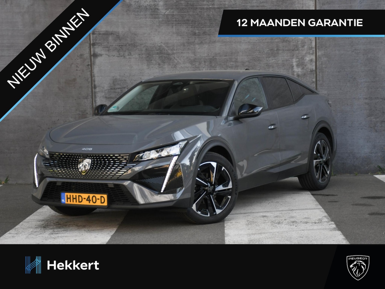 Peugeot 408 - Allure 1.2 Hybrid 145pk Automaat ADAP. CRUISE | DAB | 19''LM | CAMERA | NAVI | LANE ASSIST - AutoWereld.nl
