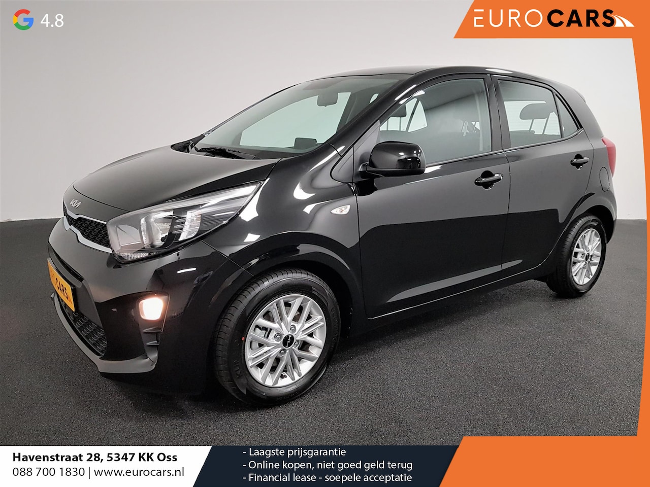 Kia Picanto - 1.0 DPi DynamicLine Automaat Navigatie Apple Carplay/Android Auto Airco Camera DAB Lichtme - AutoWereld.nl
