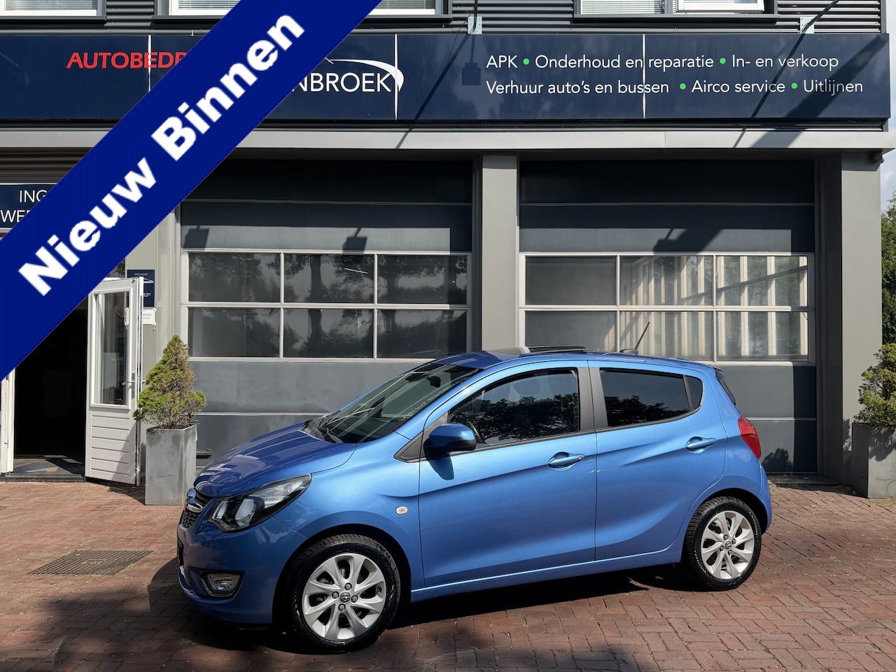 Opel Karl - 1.0 ecoFLEX Cosmo Airco,14Inch,Cv,Cruise,Schuifdak,Electr.ramen Bj 2016 Km 89.000 - AutoWereld.nl