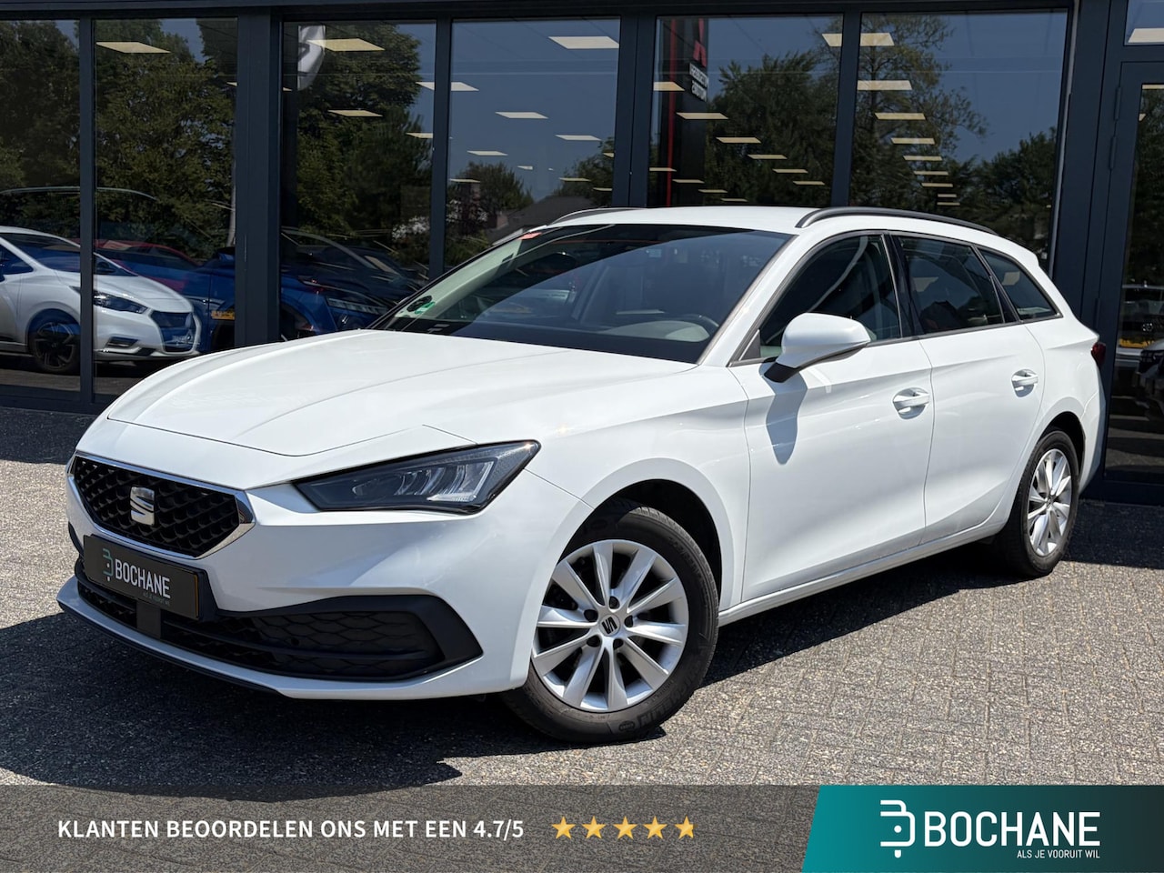 SEAT Leon Sportstourer - 1.5 eTSI Style | Stoelverwarming | Trekhaak | Stuurverwarming | - AutoWereld.nl