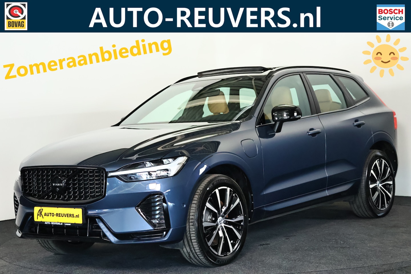 Volvo XC60 - 2.0 T8 Plug-in hybrid AWD Ultimate Dark / SOH 99% / Pano / B&W / HUD / Massage - AutoWereld.nl