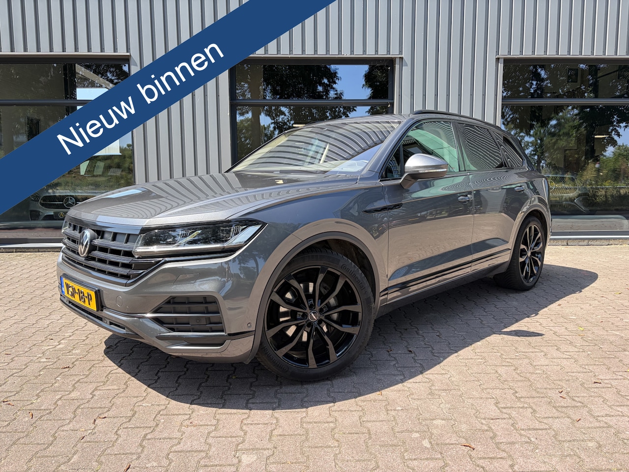 Volkswagen Touareg - 3.0 TDI V6 GRIJSKENTEKEN 3.5T Trekhaak, Leer, Luchtvering, Apple Carplay, Memorystoelen - AutoWereld.nl