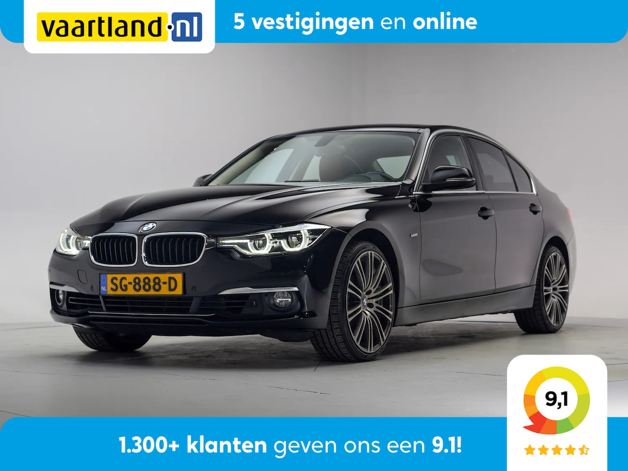 BMW 3-serie - 318i Luxury Line Executive [ Leder Navi prof. LED Stoelverwarming ] - AutoWereld.nl