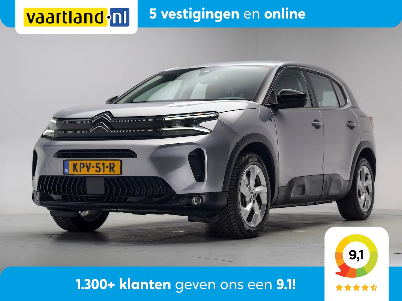 Citroën C5 Aircross - 1.6 Plug-in Hybrid 225pk Feel Aut [ Navi Trekhaak Camera Climate ] - AutoWereld.nl