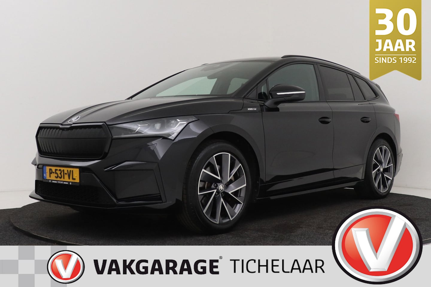 Skoda Enyaq iV - 80 Sportline | Uitklap Trekhaak | 92% SoH | CarPlay | Org NL | Adap. Cruise | Stoelverwarm - AutoWereld.nl