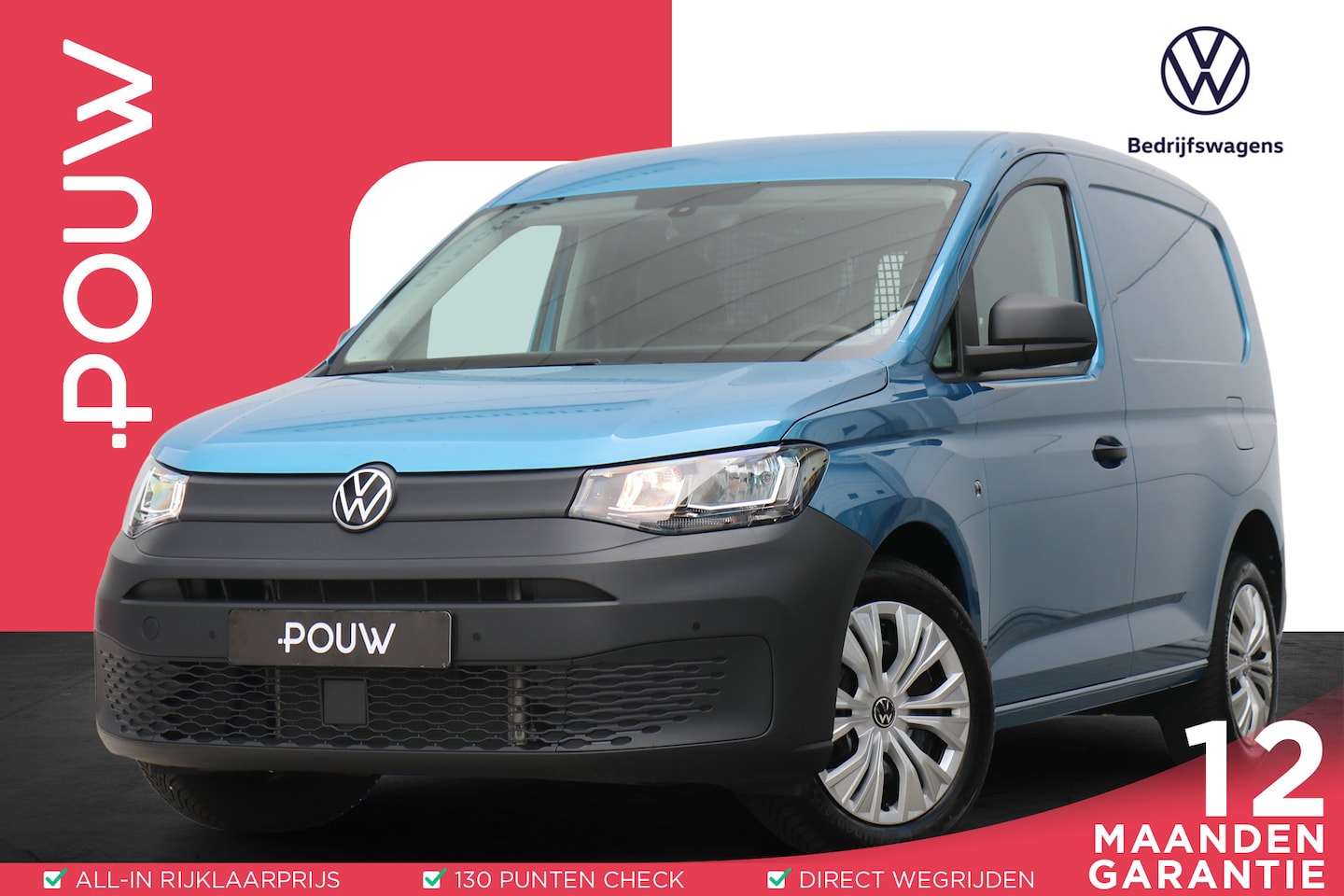 Volkswagen Caddy Cargo - 2.0 TDI 122pk DSG Comfort | Navigatie | App Connect | Trekhaak | Cruise Control | Parkeers - AutoWereld.nl
