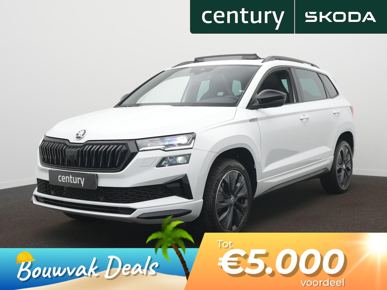 Skoda Karoq - 1.5 TSI ACT Sportline Business DSG / Panodak / Camera / Elek. Klep - AutoWereld.nl