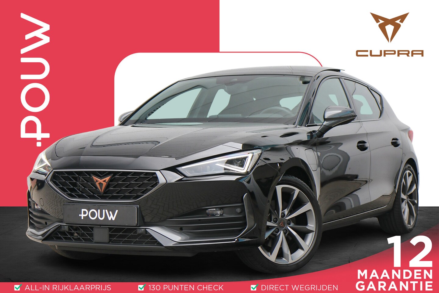 CUPRA Leon Sportstourer - 1.4 204pk e-Hybrid Business | SoH 94% | Panoramadak | Navigatie | Full Link | Stoelverwarm - AutoWereld.nl