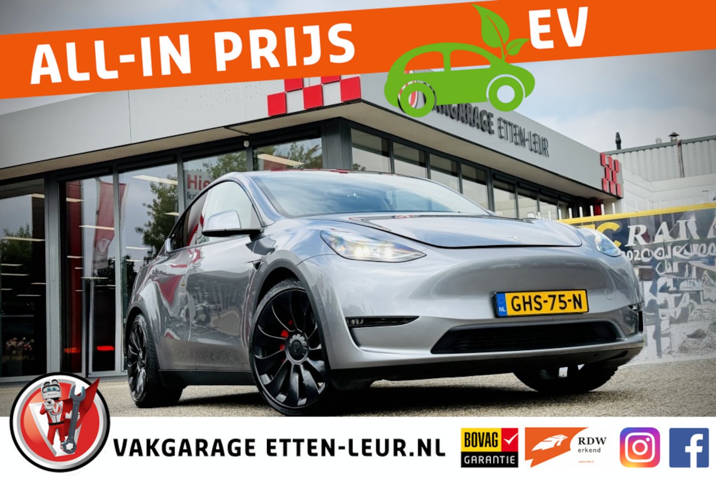 Tesla Model Y - Performance AWD 75kWh Long Range | TREKHAAK | HW4 | SELF DRIVING - AutoWereld.nl