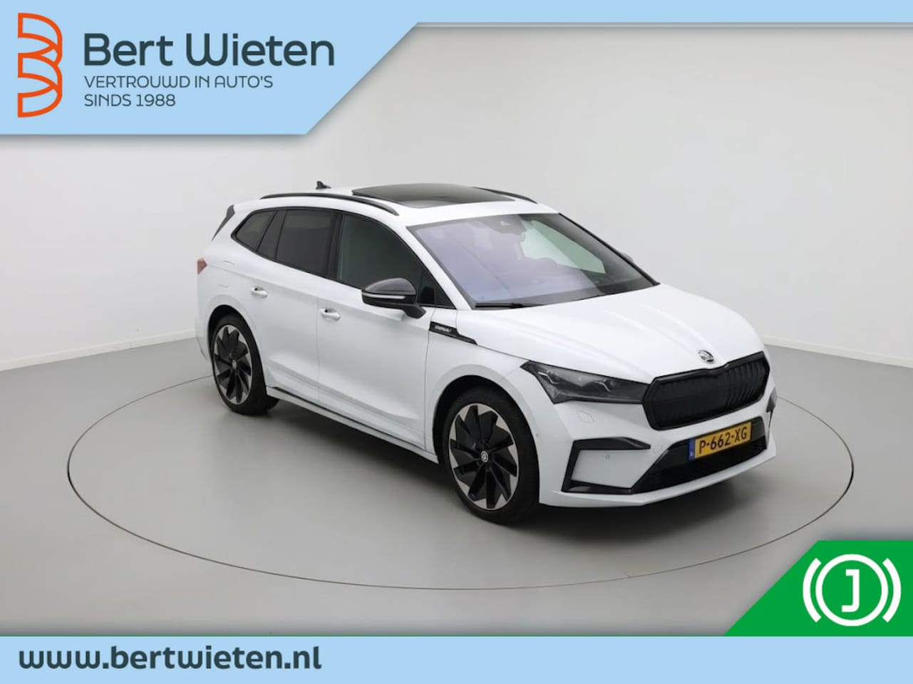 Skoda Enyaq iV - 80 Sportline | Geen import | Panoramadak | Trekhaak | Compleet - AutoWereld.nl