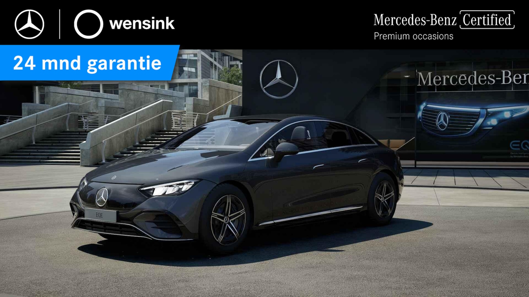 Mercedes-Benz EQE - 300 AMG Line 89 kWh | Draadloos laden telefonie | Apple carplay | Sfeerverlichting | Stoel - AutoWereld.nl