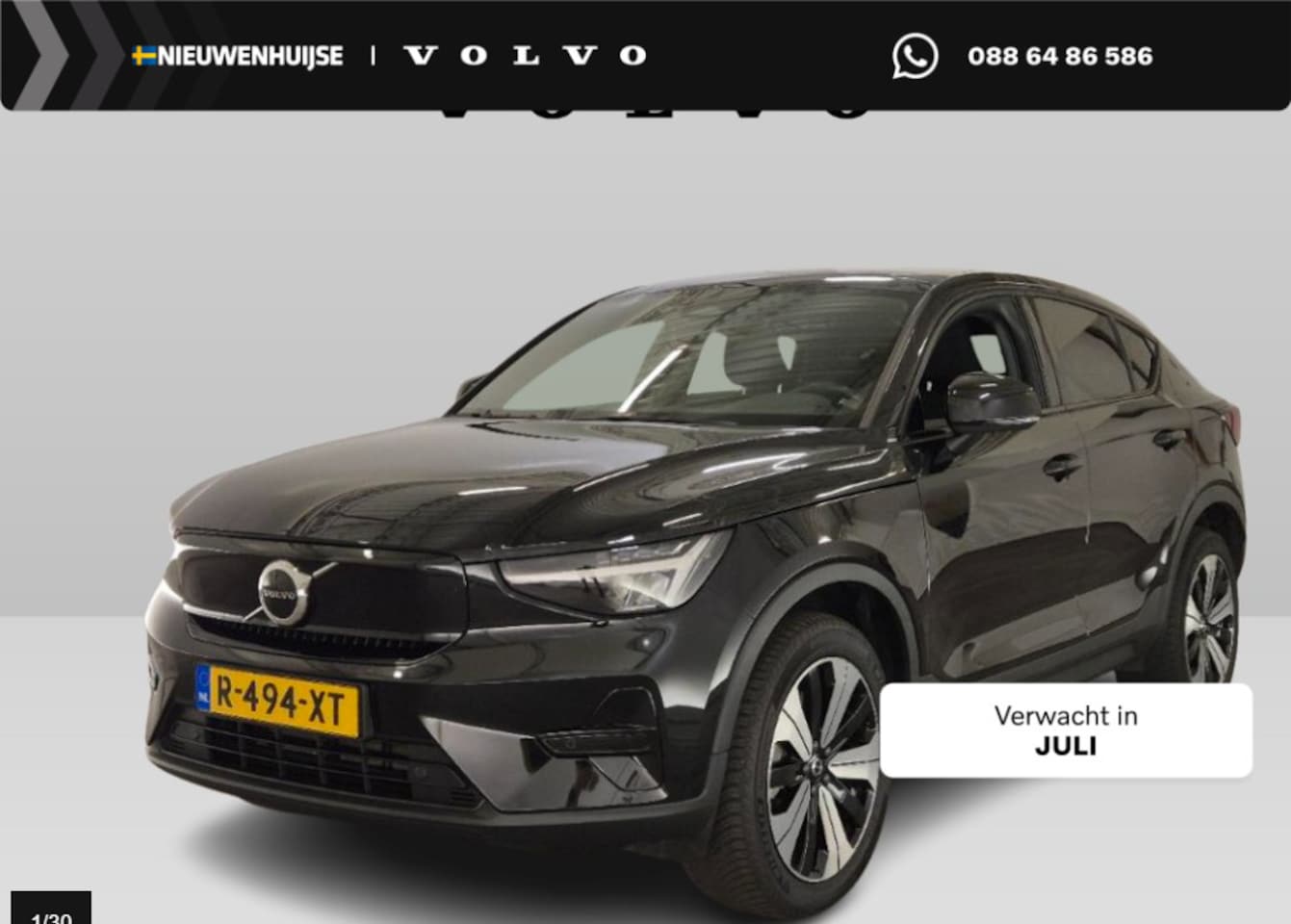 Volvo C40 - Recharge Core 69 kWh | SOH:98% | Warmtepomp | Stoel/Stuur verwarming | Parkeercamera | App - AutoWereld.nl