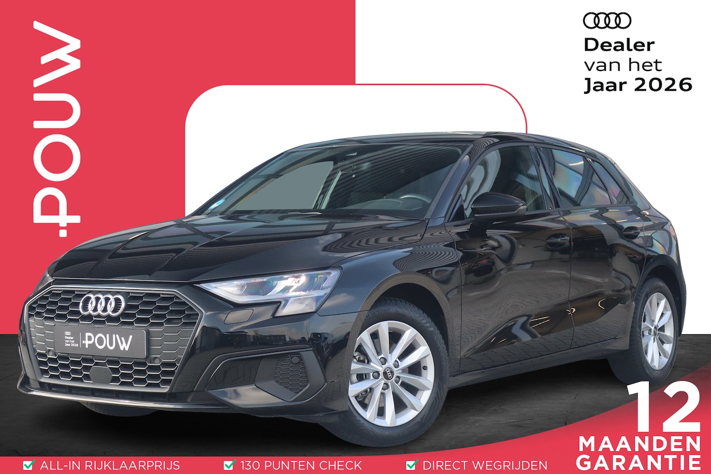 Audi A3 Sportback - 30 TFSI 110pk S-tronic Pro Line | Achteruitrijcamera | Smartphone interface | All-season B - AutoWereld.nl