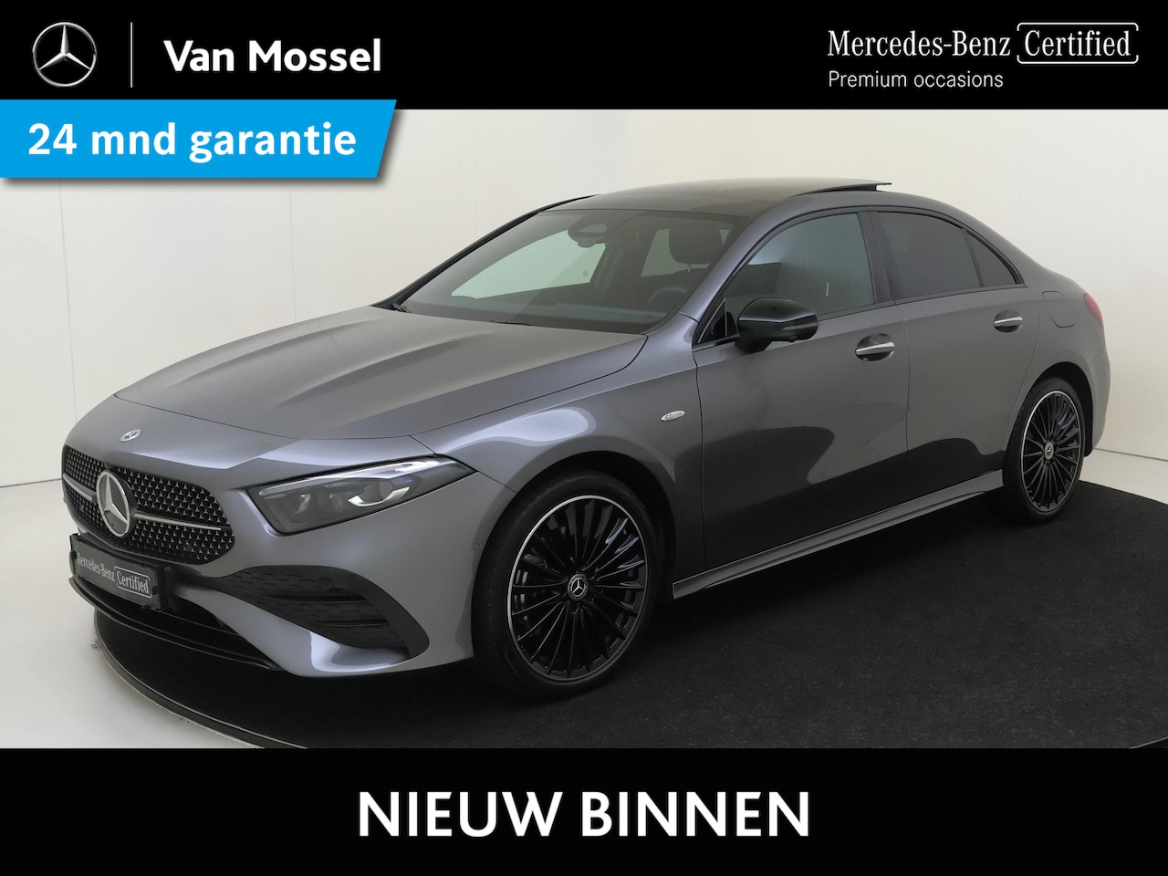 Mercedes-Benz A-klasse - 250 e Business Solution AMG / Panoramadak/ Night/ 19 inch/ Head Up/ Sfeerverlichting/ Memo - AutoWereld.nl