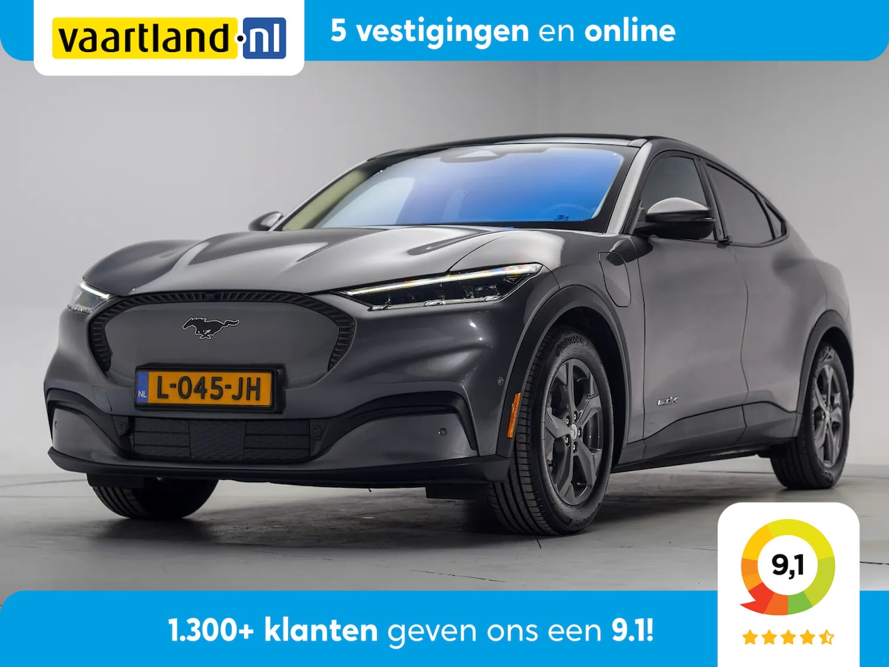 Ford Mustang Mach-E - RWD 75 kWh [ Panoramadak Adapt.cruise B&O Leder ] - AutoWereld.nl