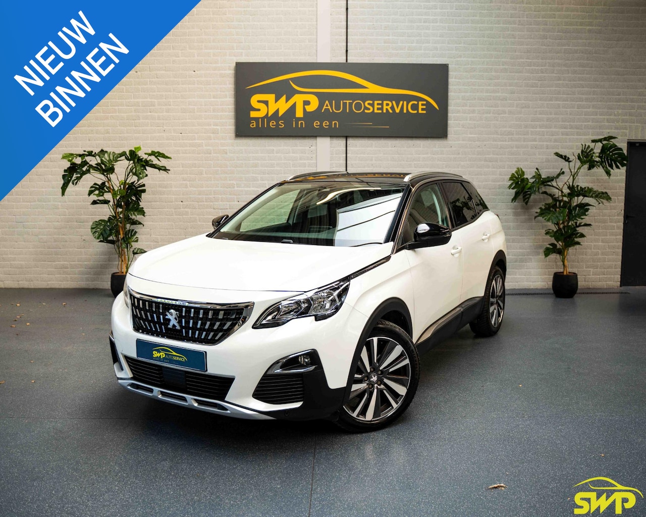 Peugeot 3008 - 1.2 PureTech Allure | NAP auto | Zwart dak | Volledig leer | Navi | Camera | Focal - AutoWereld.nl