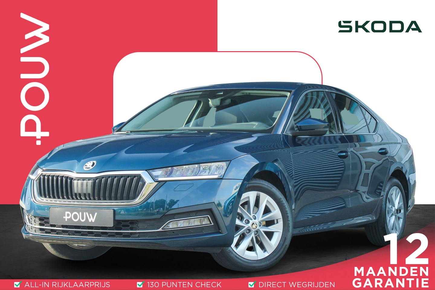 Skoda Octavia - 1.0 TSI 110pk Business Edition Plus | Keyless Entry | Navigatie | Apple CarPlay/ Android A - AutoWereld.nl