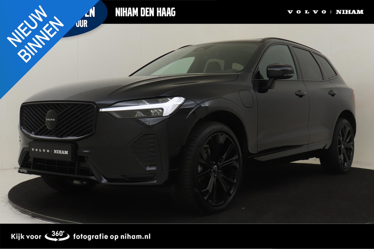 Volvo XC60 - II T8 PLUG-IN HYBRID AWD PLUS BLACK EDITION -PANO.DAK|HARMAN/KARDON|LUCHTVERING|HEAD-UP DI - AutoWereld.nl