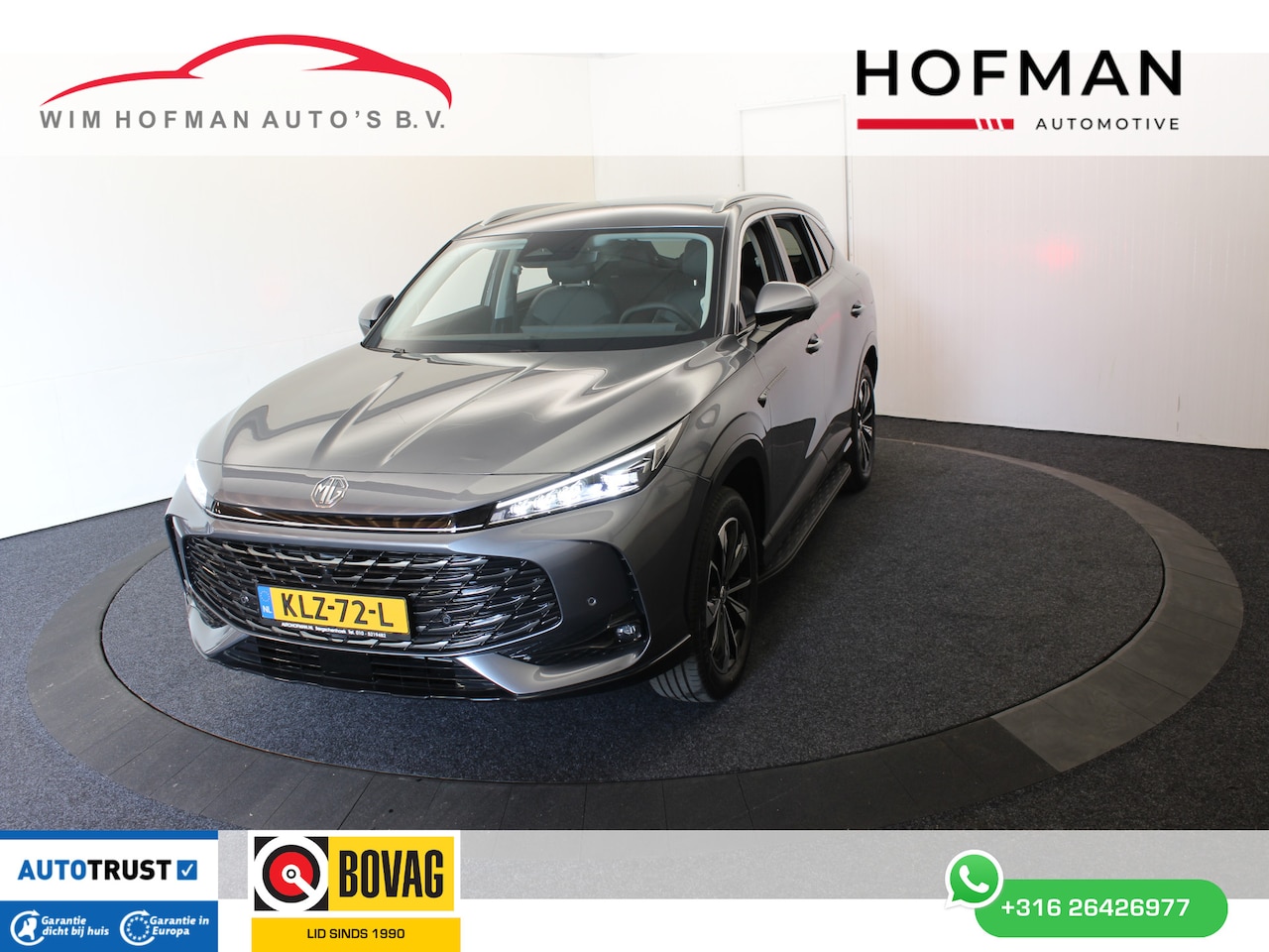 MG HS - 1.5 Luxury Nieuw! Vol Leder 360°Camera 100Km Elektrisch el aKlep+stoelen - AutoWereld.nl