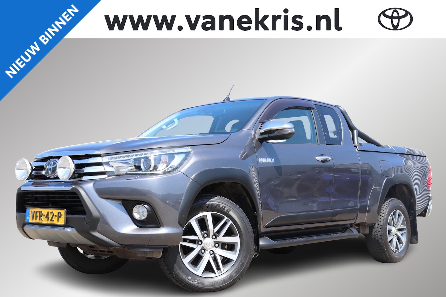 Toyota HiLux - 2.4 D-4D-F Xtra Cab Challenger 2.4 D-4D-F Xtra Cab Challenger, Subwoofer, Leder, Hardtop, DAC, Stoelverwarming, Trekhaak, - AutoWereld.nl