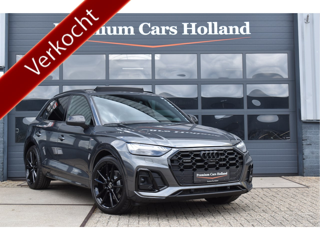 Audi Q5 - 55 TFSI e S-Line 367 Pk Pano Lucht Carbon Sfeer Oled Keyless Massage 21 Inch - AutoWereld.nl