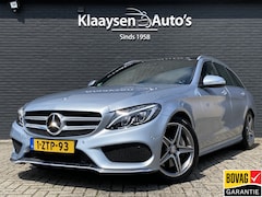Mercedes-Benz C-klasse Estate - 250 AMG 211 pk AUT. | dealer onderh. | rood leder | panoramadak | burmester audio | trekha