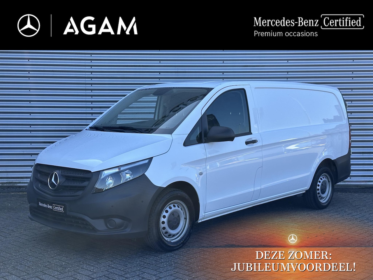 Mercedes-Benz Vito - 110 CDI L2 Airco Navigatie Parkeersensoren Achterdeuren Apple carplay - AutoWereld.nl