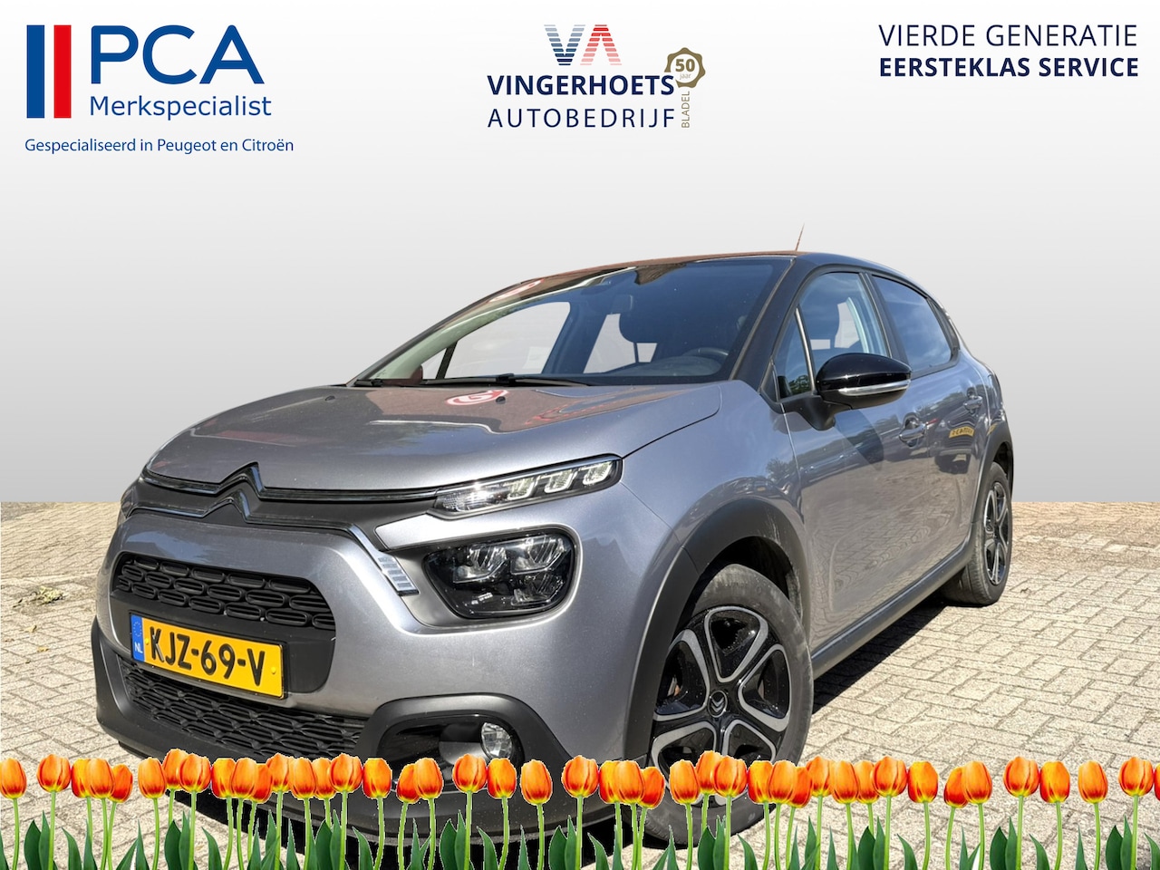 Citroën C3 - Benzine 82 Pk 5-Deurs * Navigatie * Cruise Control * Airco * Zwart Dak * Dab Radio * Vinge - AutoWereld.nl