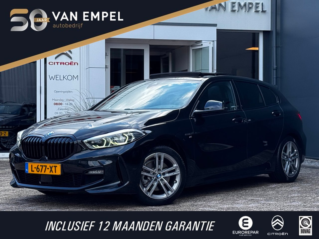 BMW 1-serie - 118i M-Sport | Pano | NL-Auto | Leder + Sportstoelen | Camera | Stoelverwarming - AutoWereld.nl