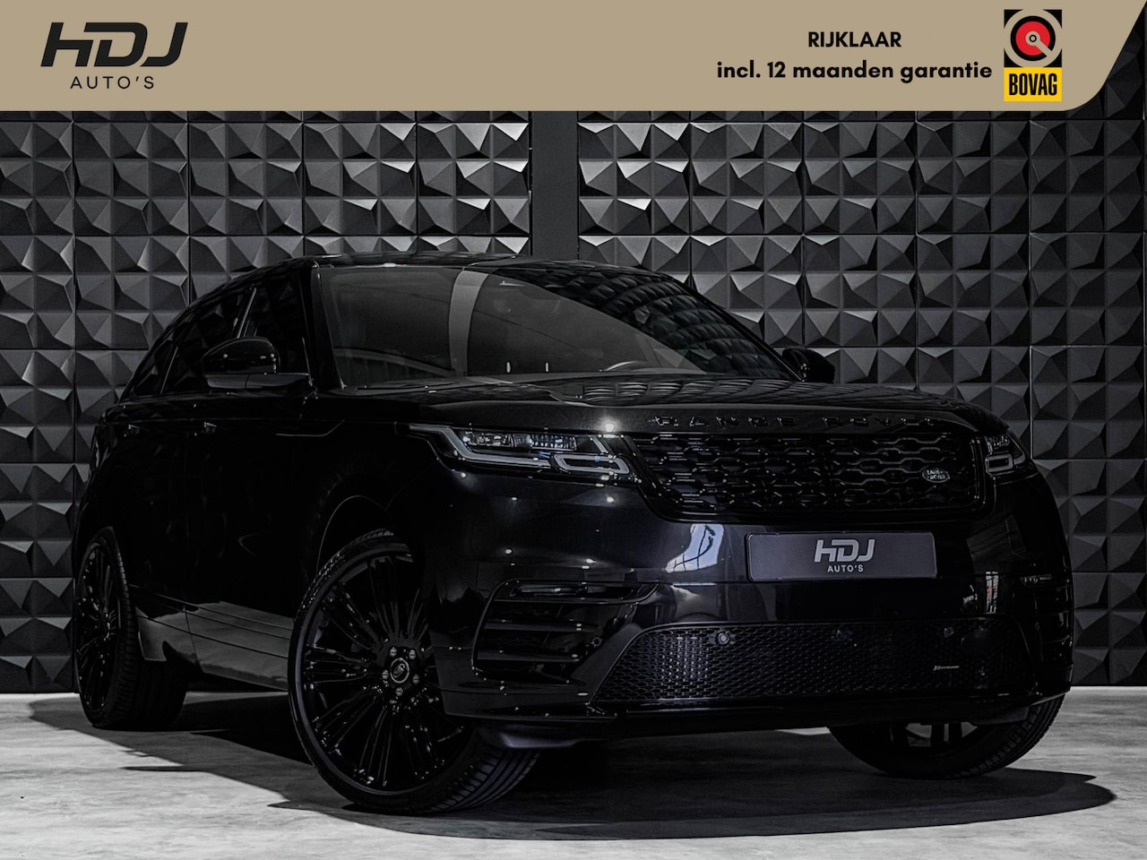 Land Rover Range Rover Velar - 2.0 P400e R-Dynamic SE |All Black | Pano | 22"| Memo | Side | Meridian | Ad. Cruise | Matr - AutoWereld.nl