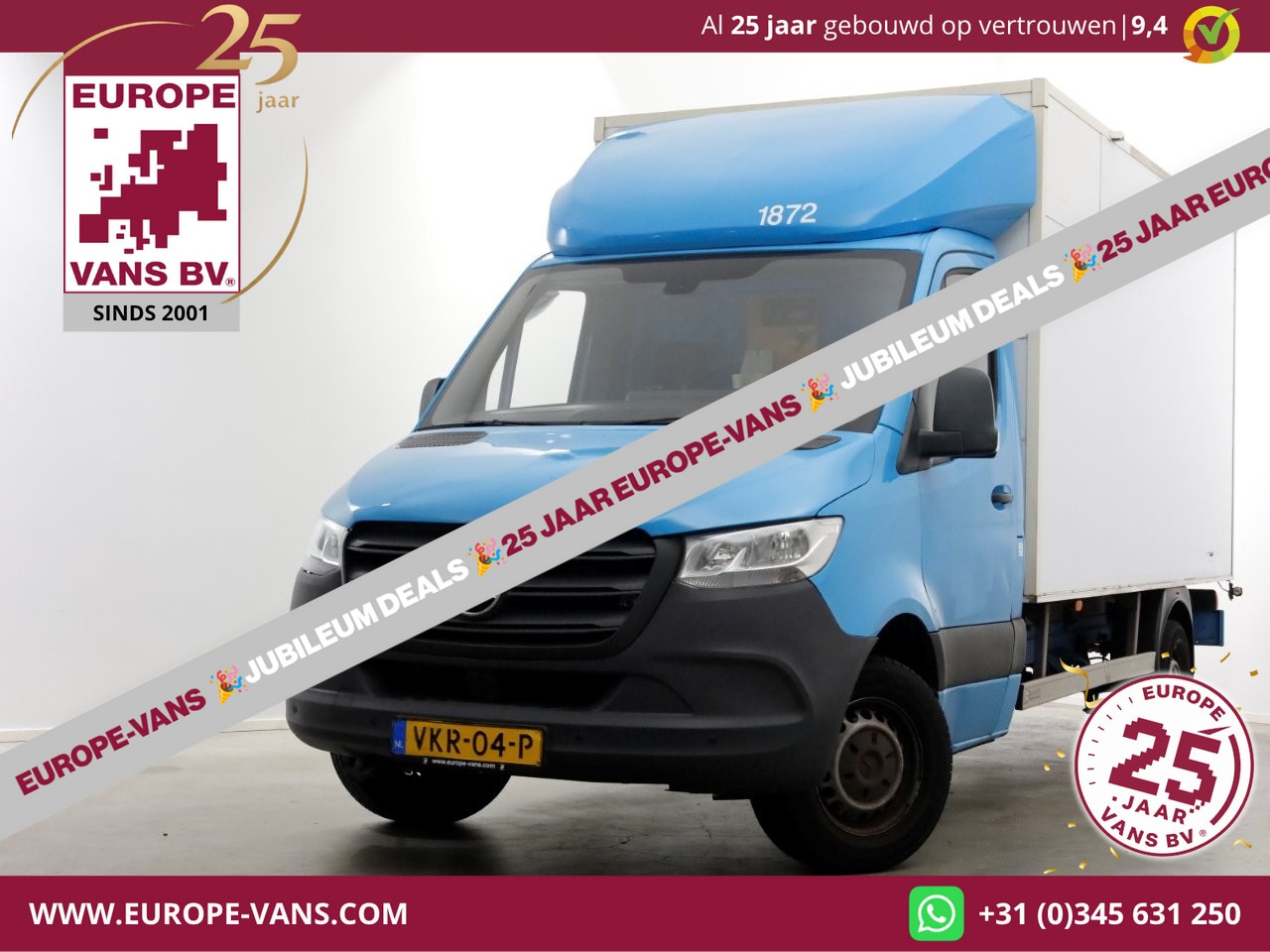 Mercedes-Benz Sprinter - 311 CDI 115pk E6 RWD Bakwagen met achterdeuren 2-Persoons 06-2021 - AutoWereld.nl