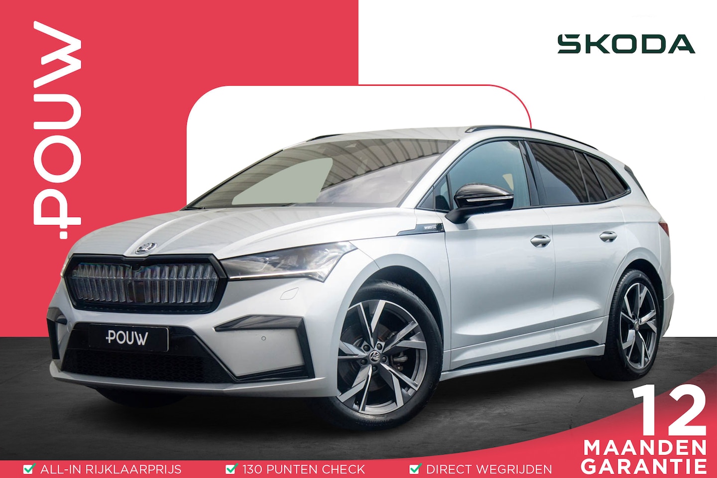 Skoda Enyaq iV - 80 204pk Sportline | Winter Pakket | Trekhaak | LED Matrix - AutoWereld.nl