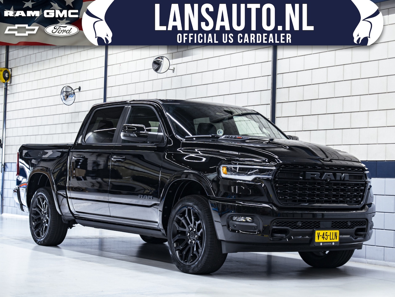 Dodge Ram 1500 - Limited Night Hurricane | 3.0L High Output 540pk 4x4 Crew Cab | Prins LPG - AutoWereld.nl